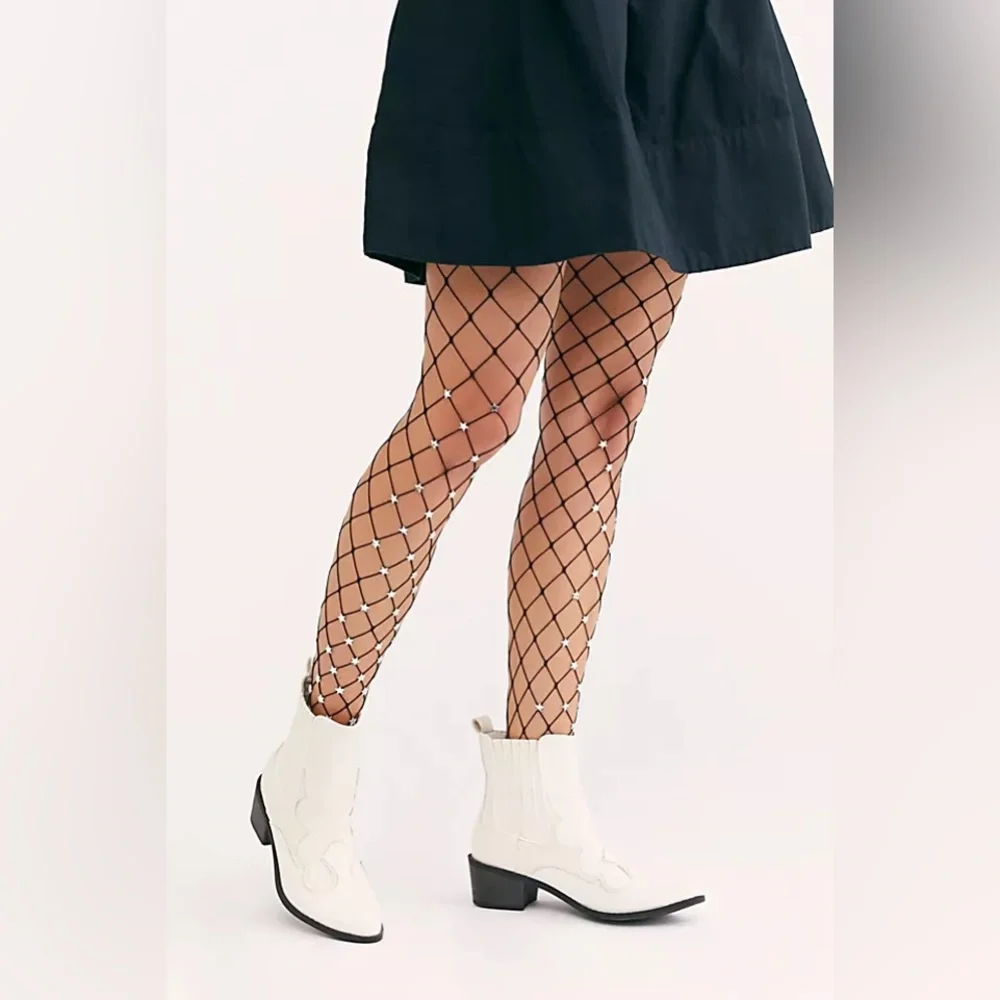 FREE PEOPLE x KATHRYN EISMAN shooting starnet tights